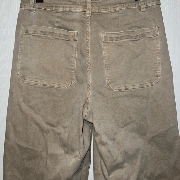 OAT NEW YORK Straight-Leg Twill Ankle Cropped Jeans - High Rise - Picture 6 of 14